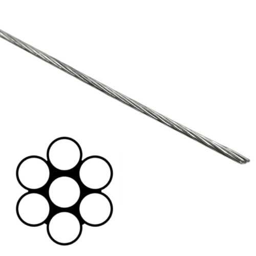 featured image of 1X7 galvanized wire rope
