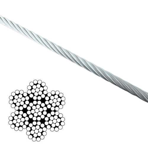 featured image of 7X19 construction of steel rope