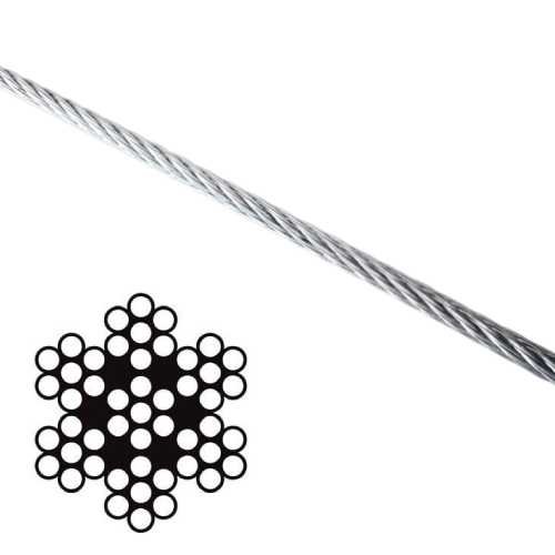 featured image of 7X7 construction of steel rope