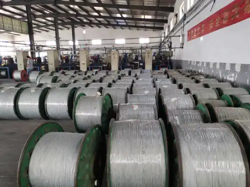 galvanized steel wire material stock
