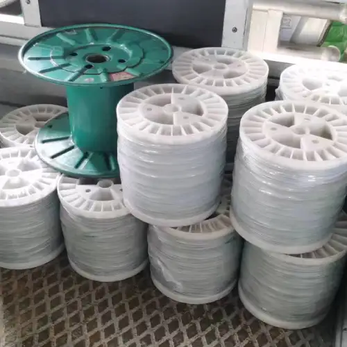 plastic spool package of wire rope