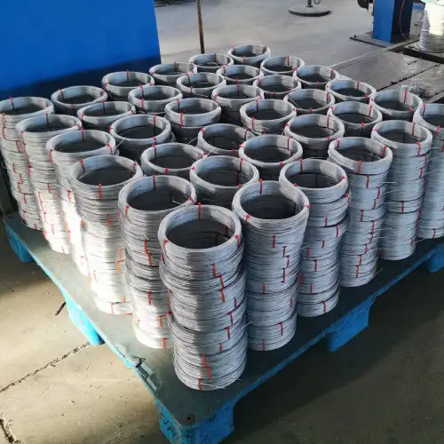 small coil with customized length of wire rope for retail