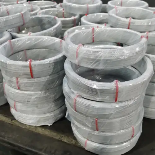 small coil with customized length packaging of wire rope
